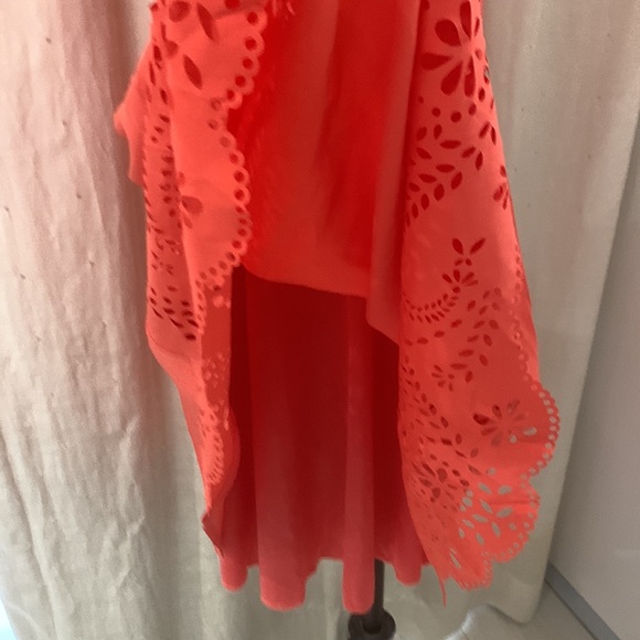 NWT Coral Perforated Design Dress size L - Picture 8 of 17